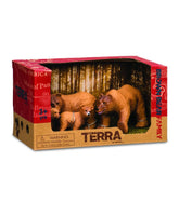 TERRA Brown Bear Family AN2732Z - Colorland Toys